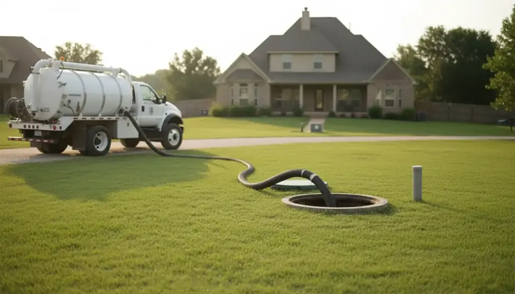 Aerobic System Tank Cleaning